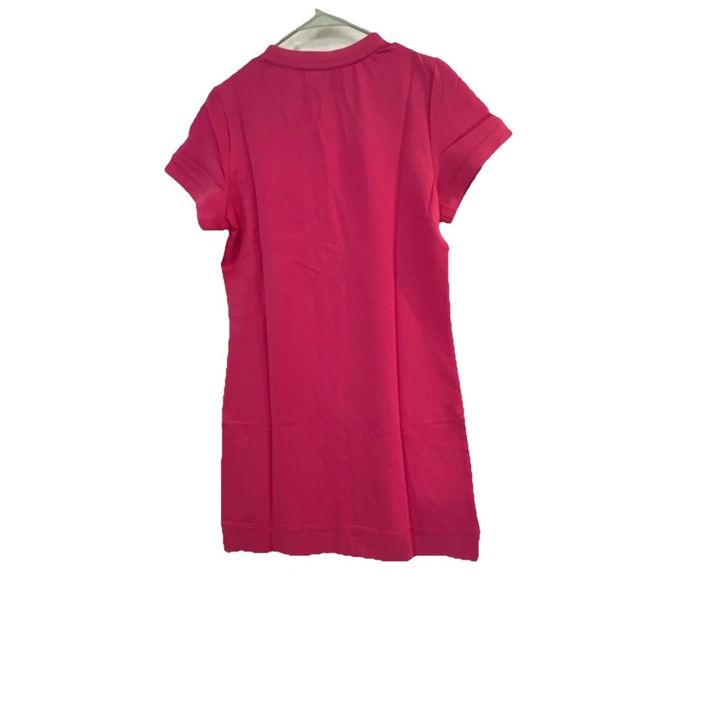 NWT Juicy Couture Womens Sz M Pink Short Sleeve Knee Length T-Shirt Dress - Picture 8 of 13